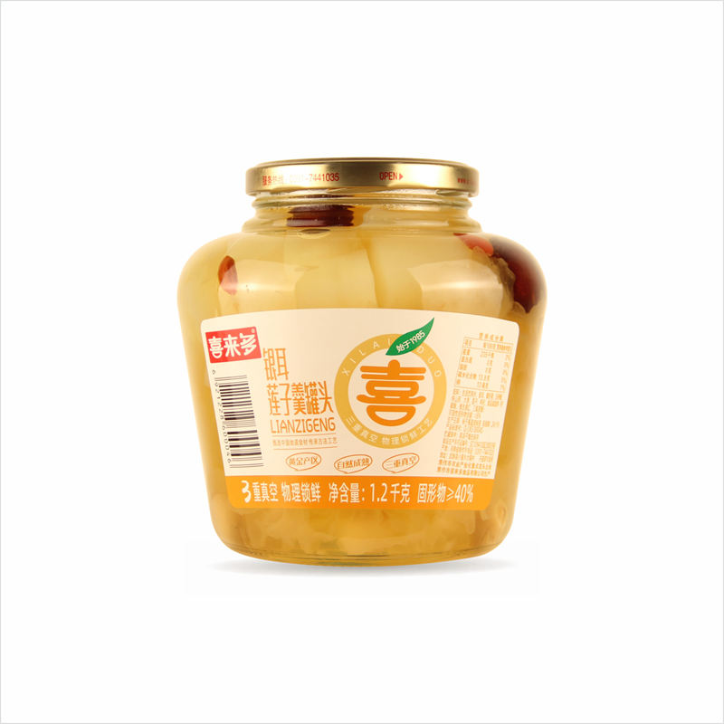 银耳莲子羹罐头